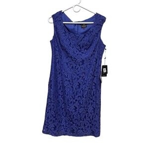 Adrianna Papell Blue Lace Wedding Dress